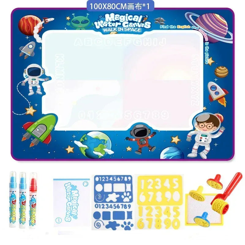 AquaDoodle™ XL Water Drawing Mat | Reusable Magic Painting Board - bebeika