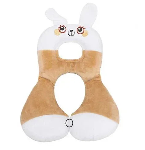 TravelBuddy™ Cartoon Toddler Neck Pillow | Animal Travel Headrest - bebeika