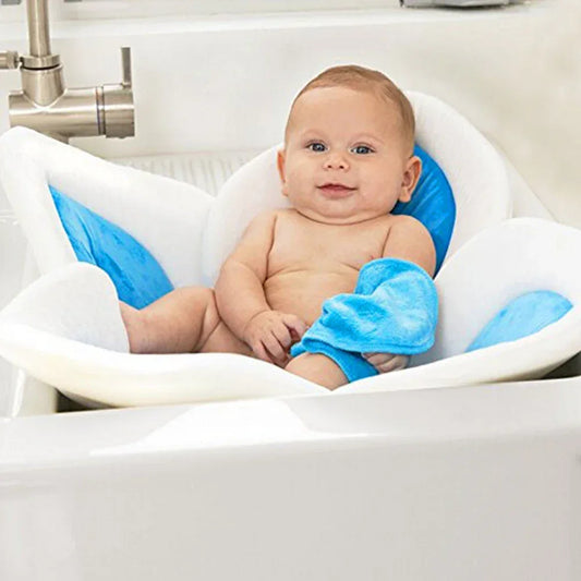 BloomingBath™ Sunflower Sink Inserter | Soft Newborn Bath Cushion for Sinks - bebeika