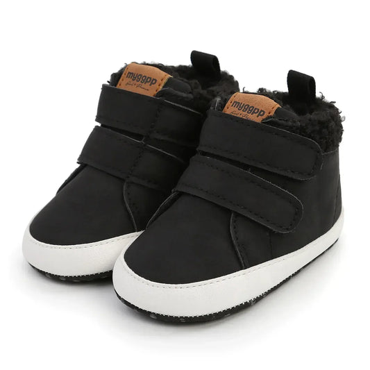 ArcticSteps™ High-Top Winter Sneaker | Warm Fleece First Walkers - bebeika