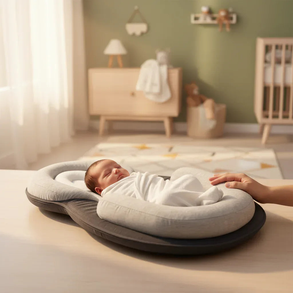 NestRelax™ Portable Baby Lounger | Breathable Infant Snuggle Nest - bebeika