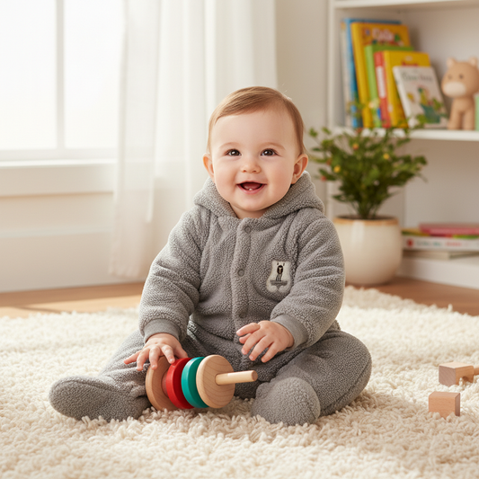VelvetVault™ Baby Winter Coverall | Thickened Thermal "Holding" Suit