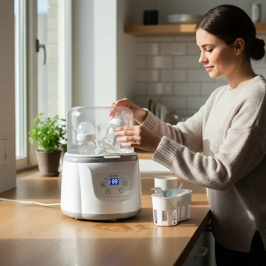 Bimirth™ Double Bottle Warmer | Smart Milk Warmer & Steam Sterilizer - bebeika