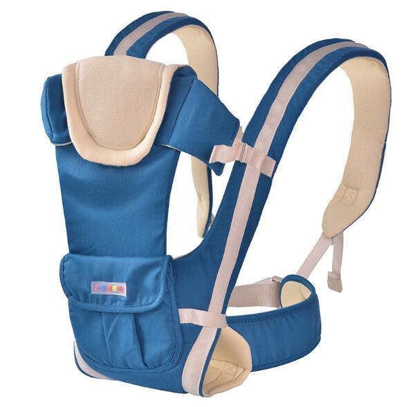 BethBear™ 4-in-1 Baby Carrier | Breathable Air-Flow Mesh Sling & Backpack - bebeika