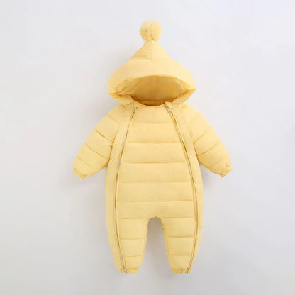 WinterWander™ Baby Heavyweight Romper | Padded Cotton Outdoor Jumpsuit - bebeika