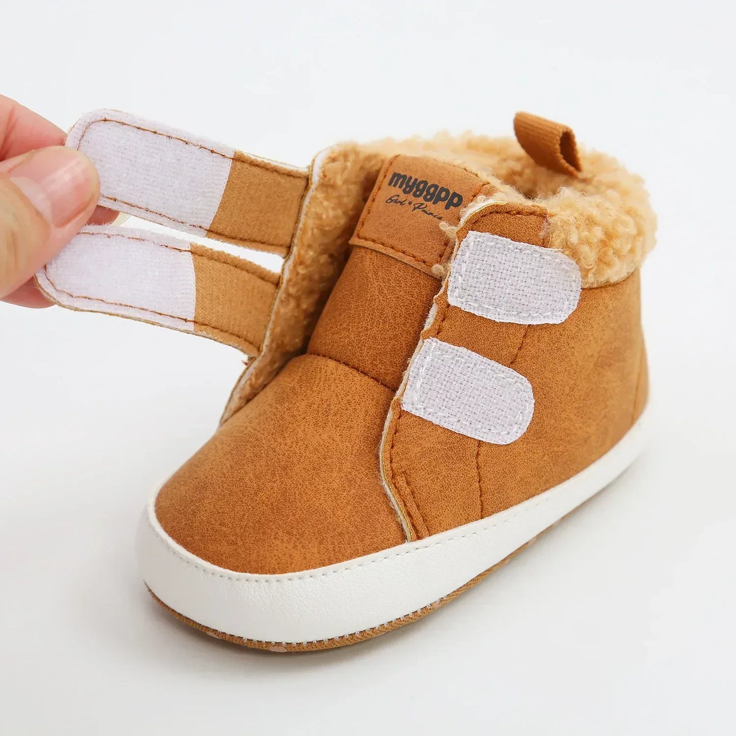 ArcticSteps™ High-Top Winter Sneaker | Warm Fleece First Walkers - bebeika