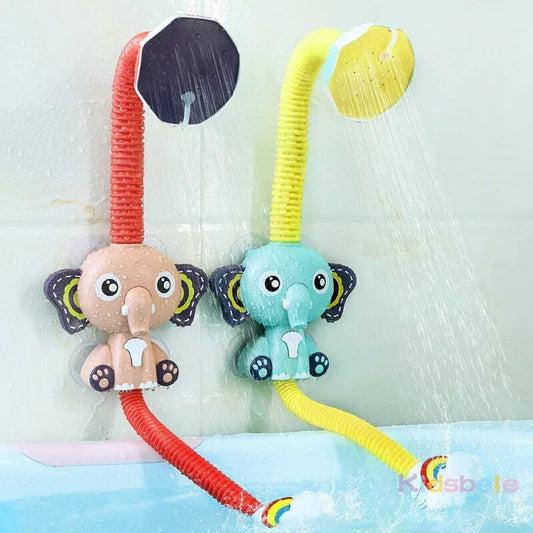 Elephant Trunk Splash™ Bath Toy | Electric Water Spray & 360° Rotatable Shower - bebeika