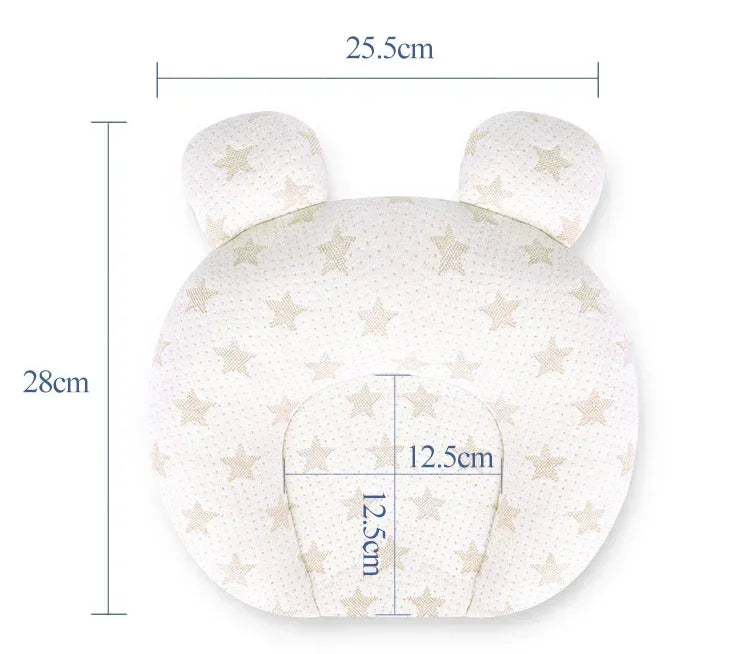 DreamShape™ Orthopedic Baby Pillow | Natural Latex Head Protector - bebeika