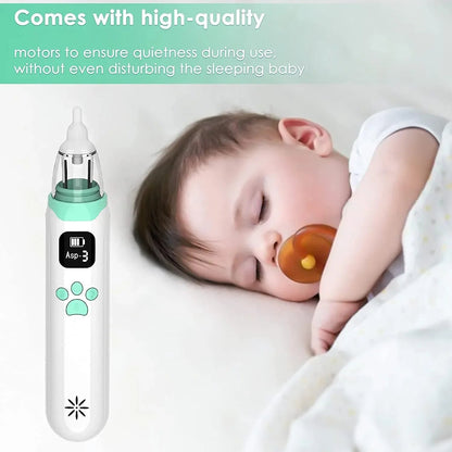ClearRelief Electric Baby Nasal Aspirator | Hygienic Nose Sucker