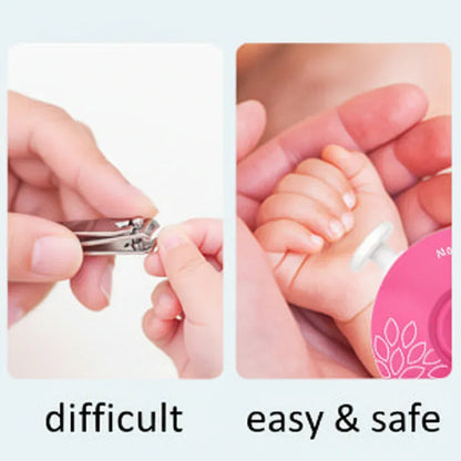 TinyTrim™ Baby Electric Nail Trimmer | Safe Newborn Nail Trimmer