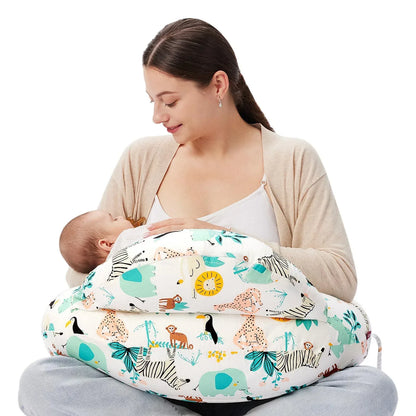 NestleEase™ Multi-Functional Nursing Pillow | Detachable Baby Feeding Support - bebeika