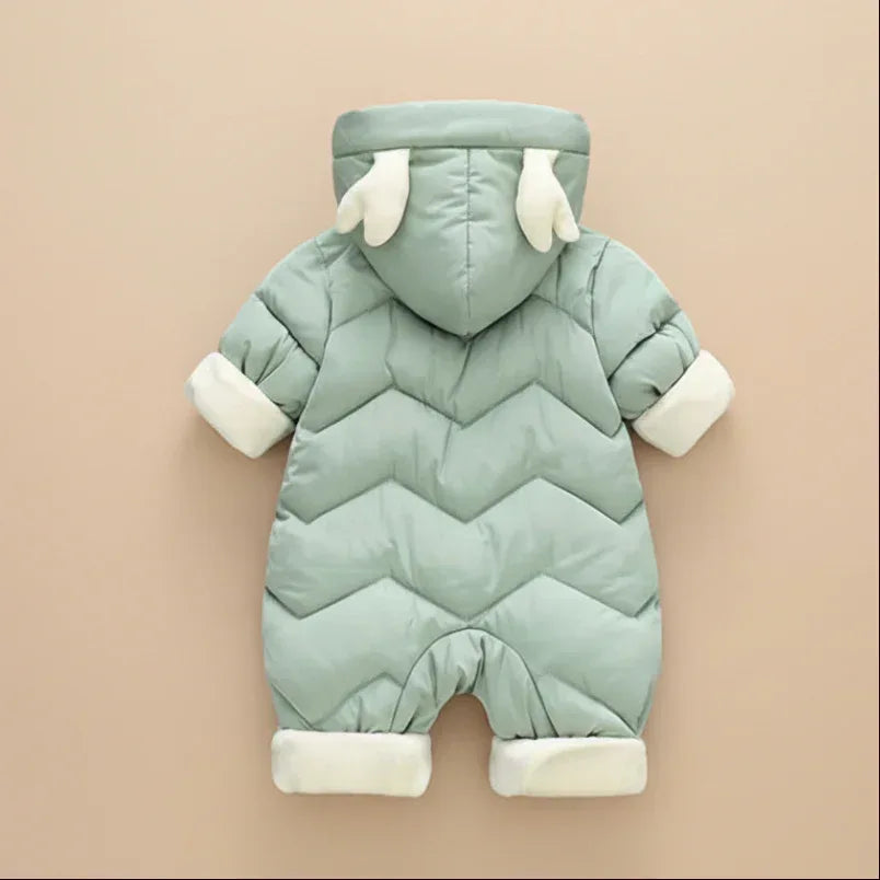 WinterGuardian™ Baby Winter Romper | Thermal One-Piece Outdoor Suit - bebeika