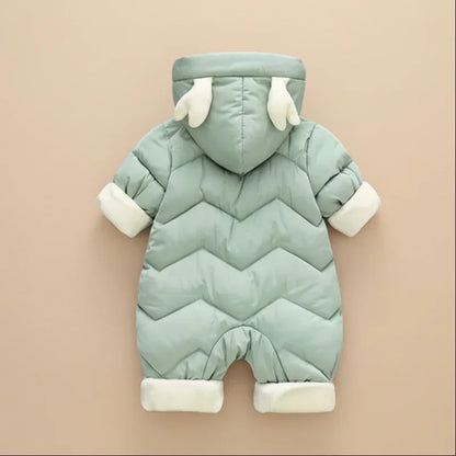 WinterGuardian™ Baby Winter Romper | Thermal One-Piece Outdoor Suit - bebeika
