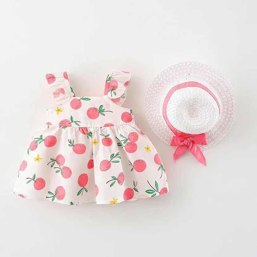 SunKissed™ Cotton Suspender Dress | Airy Summer Toddler Sundress - bebeika