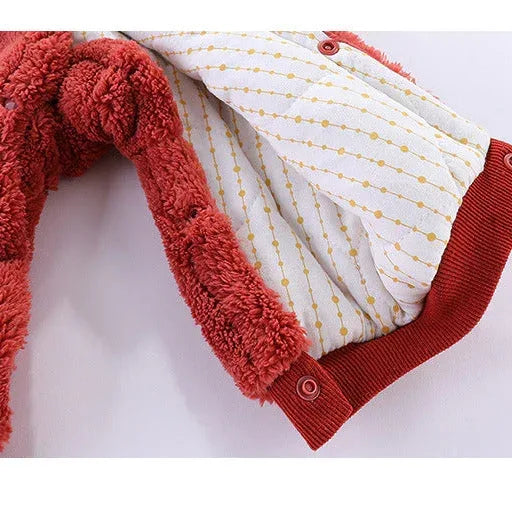 ArcticSnug™ Baby Winter Romper | Thermal Quilted One-Piece Crawling Suit - bebeika