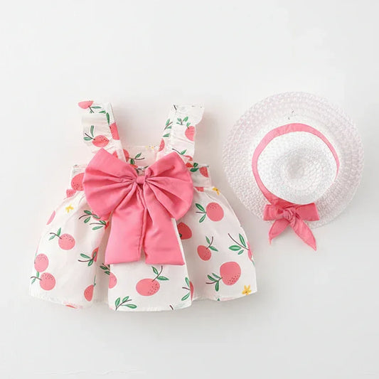 SunKissed™ Cotton Suspender Dress | Airy Summer Toddler Sundress - bebeika