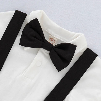 Boutique Beau™ Boys' 2-Piece Set | Formal Short-Sleeve Shirt & Shorts Outfit - bebeika