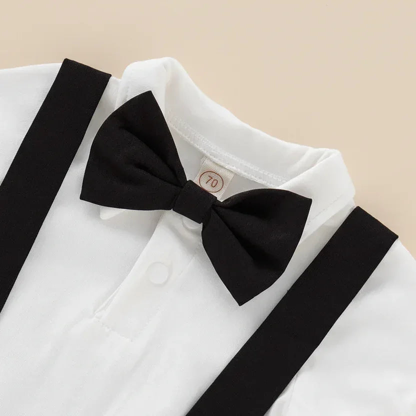 Boutique Beau™ Boys' 2-Piece Set | Formal Short-Sleeve Shirt & Shorts Outfit - bebeika