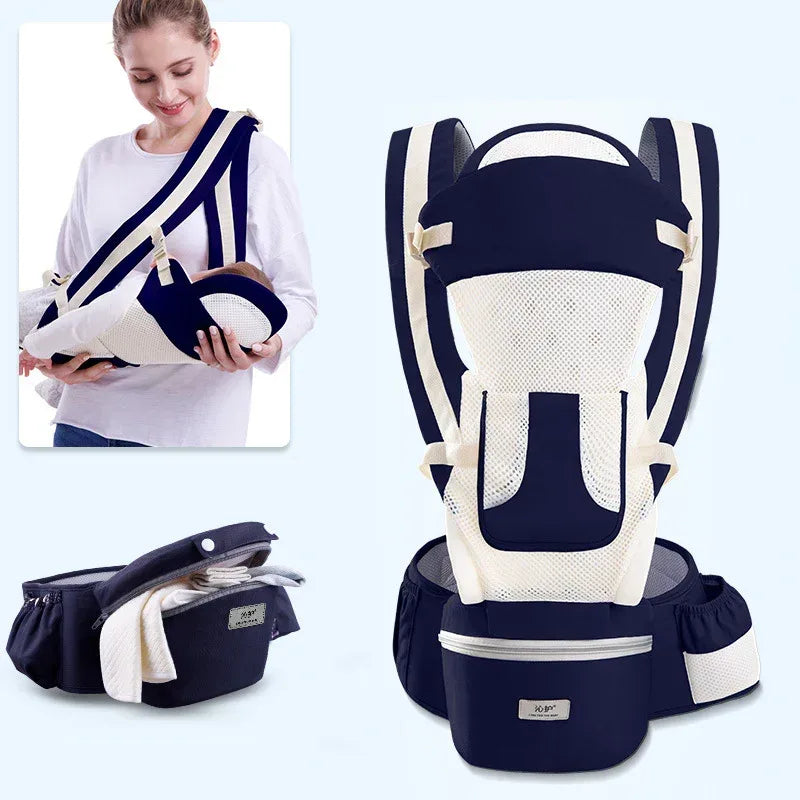 OmniSupport™ 48-Month Baby Carrier | Heavy-Duty 3-in-1 Hip Seat & Sling - bebeika