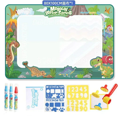 AquaDoodle™ XL Water Drawing Mat | Reusable Magic Painting Board - bebeika