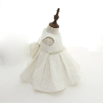 PetalCloud™ Baby Princess Dress | Luxury 1st Birthday Tulle Gown - bebeika