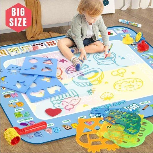 AquaDoodle™ XL Water Drawing Mat | Reusable Magic Painting Board - bebeika