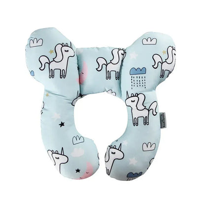 SafeSlumber™ Infant Travel Pillow | Stroller & Car Seat Head Support - bebeika