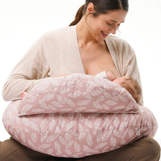 NestleEase™ Multi-Functional Nursing Pillow | Detachable Baby Feeding Support - bebeika