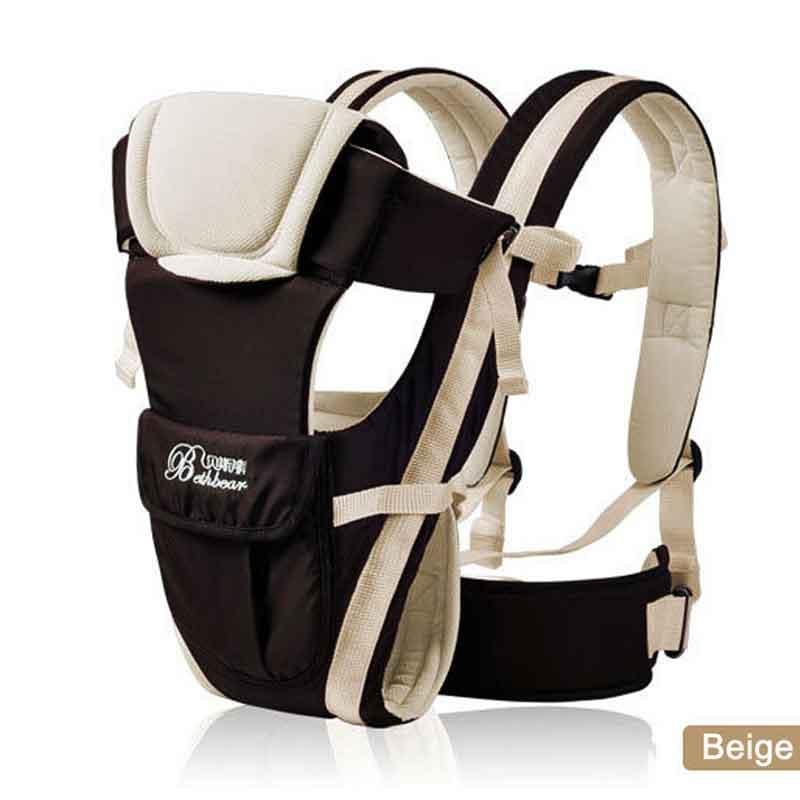 BethBear™ Serenity Baby Carrier | 4-in-1 Soft-Touch Sling & Pouch - bebeika