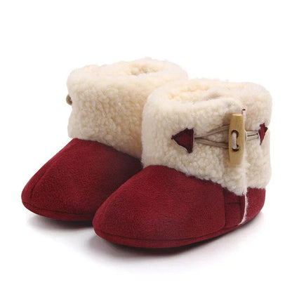 UrbanFrost™ Baby Snow Boots | Plush-Lined Winter Buckle Boots - bebeika