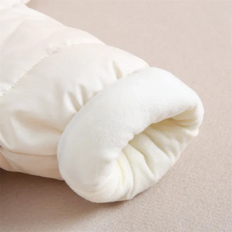 SnuggleShell™ Baby Winter Jumpsuit | Down-Cotton Padded Outdoor Parka - bebeika