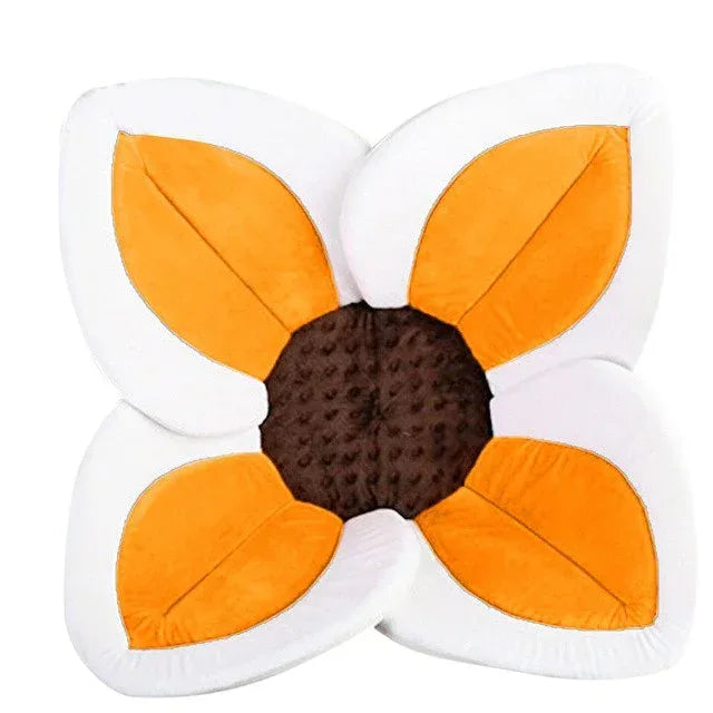 BloomingBath™ Sunflower Sink Inserter | Soft Newborn Bath Cushion for Sinks - bebeika