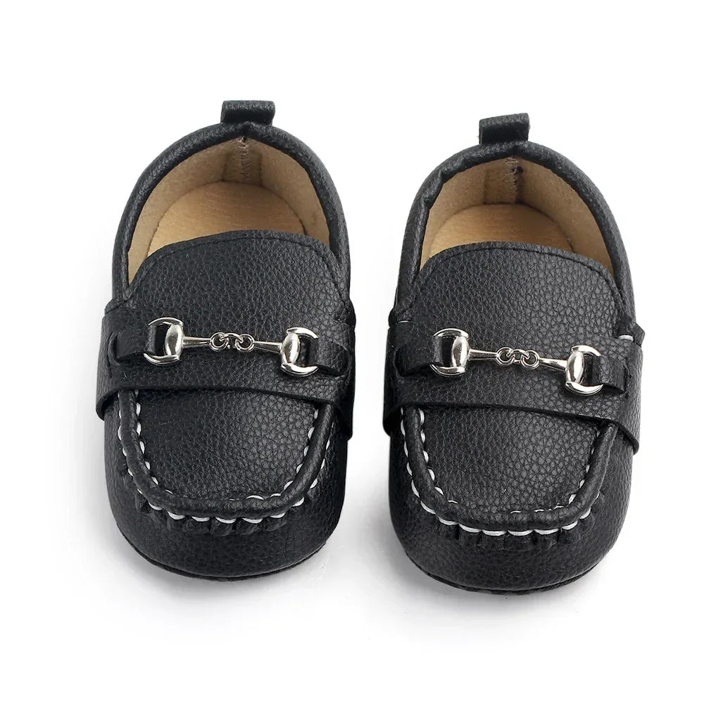 UrbanMini™ Soft-Sole Leather Sneakers | Stylish Infant First Walkers - bebeika
