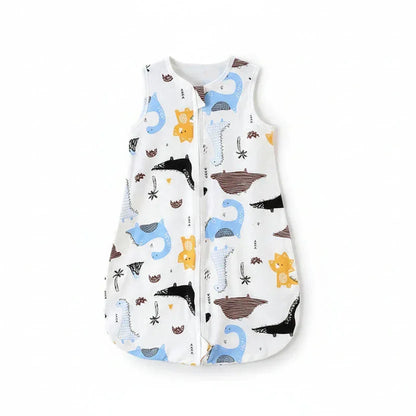 DreamCloud™ Pure Cotton Baby Sleep Sack | Integrated Anti-Kick Vest - bebeika