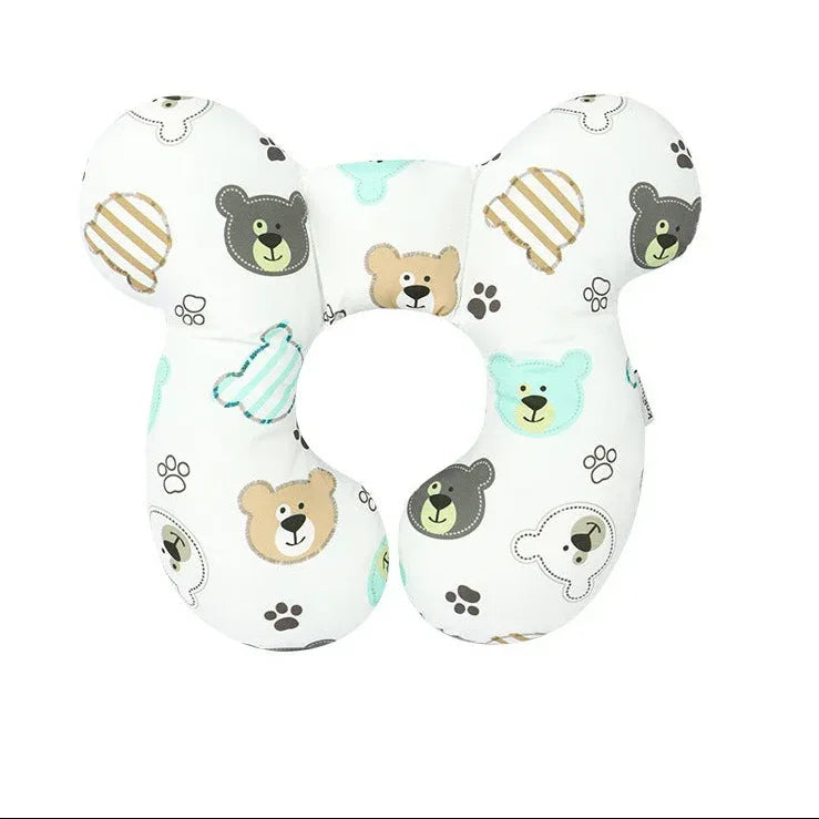 SafeSlumber™ Infant Travel Pillow | Stroller & Car Seat Head Support - bebeika