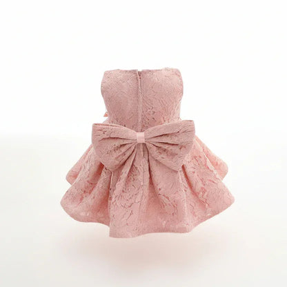 PetalCloud™ Baby Princess Dress | Luxury 1st Birthday Tulle Gown - bebeika