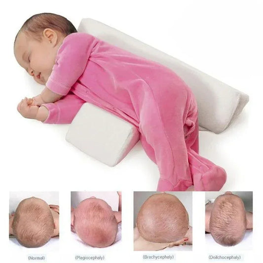 SideStay™ Triangular Anti-Roll Baby Pillow | Adjustable Infant Positioner - bebeika