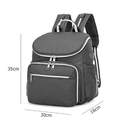 UrbanChic™ Diaper Bag Backpack | Large Capacity Waterproof Maternity Bag - bebeika