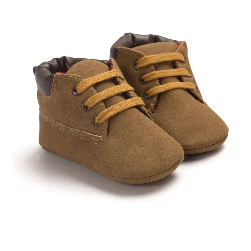 MiniGent™ Soft-Sole PU Leather Loafers | Stylish Infant Crib Shoes - bebeika
