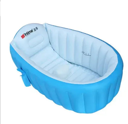 Cloud-9 Inflatable Baby Bathtub | Portable & Non-Slip for Ages 0-3 - bebeika