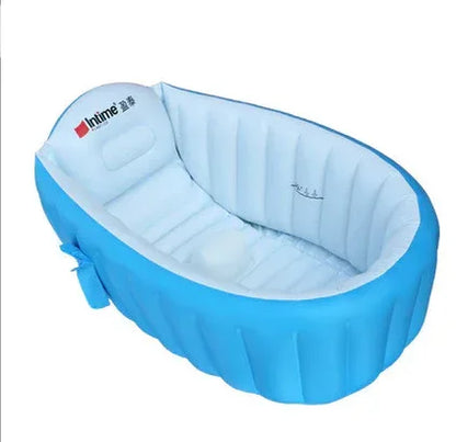 Cloud-9 Inflatable Baby Bathtub | Portable & Non-Slip for Ages 0-3 - bebeika