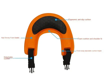 ApexRider™ Shoulder Saddle Harness | Vintage Style Hands-Free Toddler Carrier - bebeika