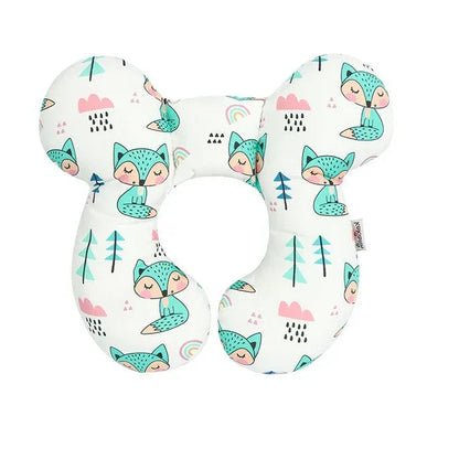 SafeSlumber™ Infant Travel Pillow | Stroller & Car Seat Head Support - bebeika