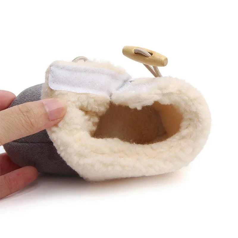UrbanFrost™ Baby Snow Boots | Plush-Lined Winter Buckle Boots - bebeika