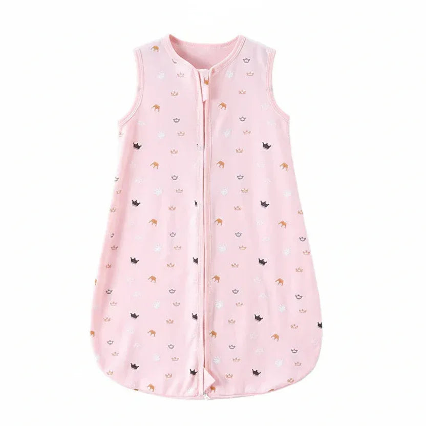 DreamCloud™ Pure Cotton Baby Sleep Sack | Integrated Anti-Kick Vest - bebeika