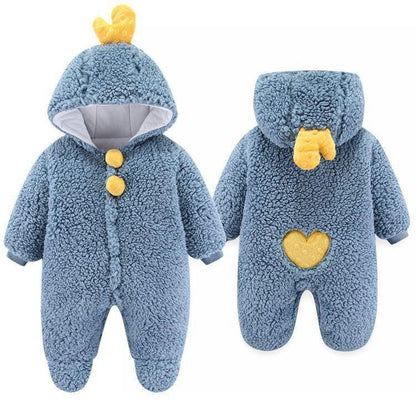 VelvetVault™ Baby Winter Coverall | Thickened Thermal "Holding" Suit - bebeika
