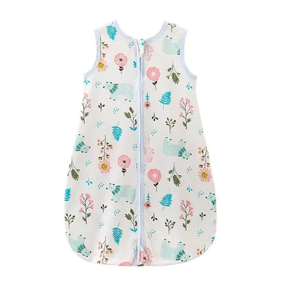 DreamCloud™ Pure Cotton Baby Sleep Sack | Integrated Anti-Kick Vest - bebeika
