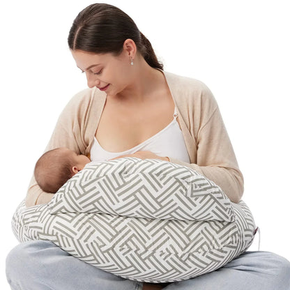 NestleEase™ Multi-Functional Nursing Pillow | Detachable Baby Feeding Support - bebeika