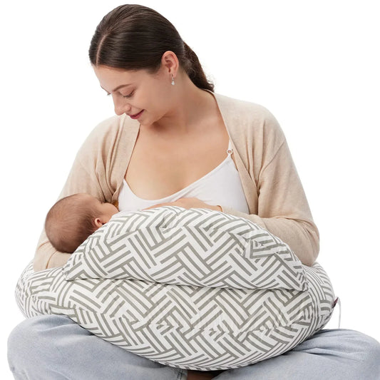 NestleEase™ Multi-Functional Nursing Pillow | Detachable Baby Feeding Support - bebeika