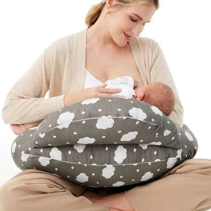 NestleEase™ Multi-Functional Nursing Pillow | Detachable Baby Feeding Support - bebeika